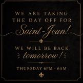 Image for Closed for Saint-Jean